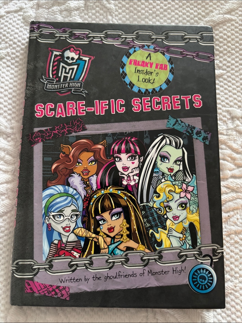 Monster High Black Hardcover with Multicolor Character Art